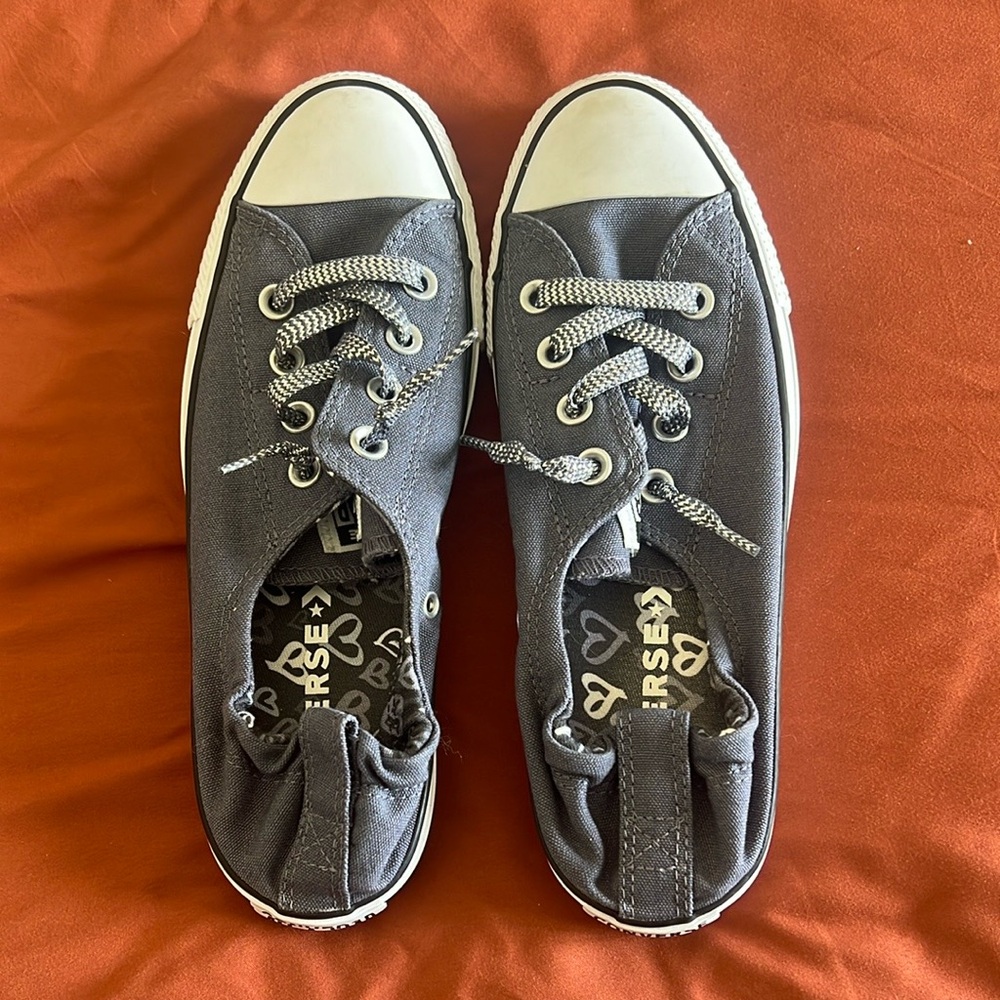 Converse Gray Low-Top Sneakers